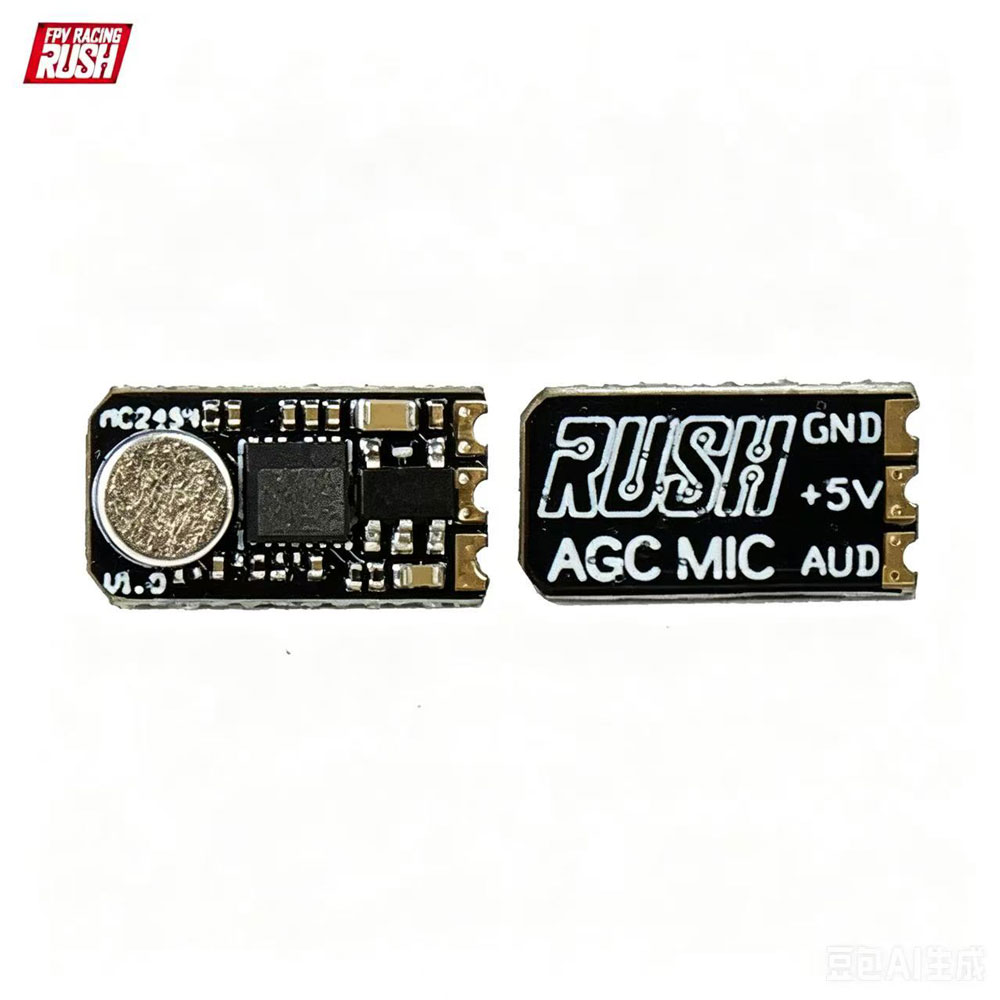 Top Rc Hobby Mini Xcub - RUSH AGC 5V DC MIC Microfoon