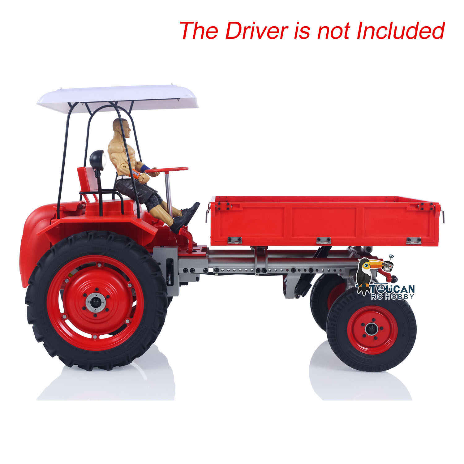 Rc Hobby Farm - 1/10 RC Landbouwtractor Auto 4x2 Model