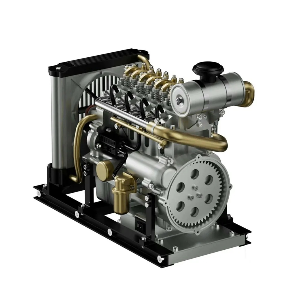 Rc Hobby Tech - TECHING DM115 Desktop Diesel Viercilinder Mechanische