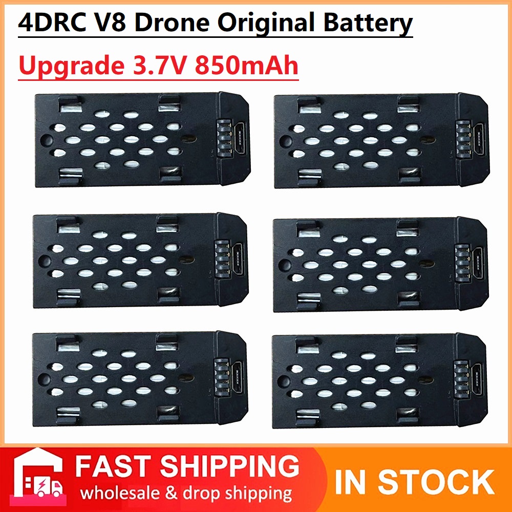 Top Rc Hobby Mini Xcub - 4DRC V8 Drone Originele Batterij 3.7V