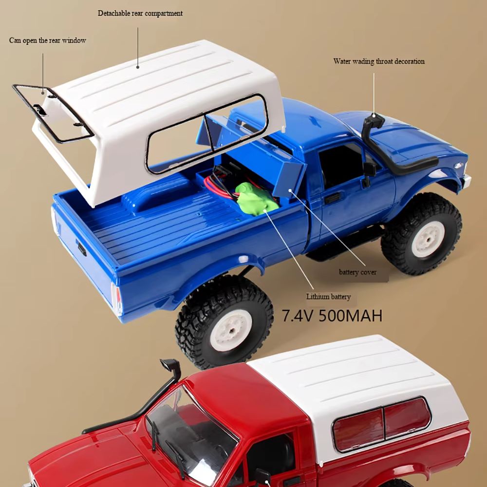 C24 1/16 WPL RC Auto 2.4G Afst - Led Light Kit Rc recensie en prijs