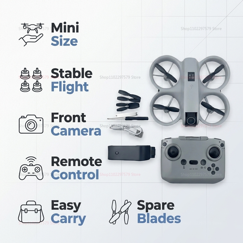 Mini Drone met 8K HD Camera FP - Top Rc Hobby Mini Xcub recensie en prijs