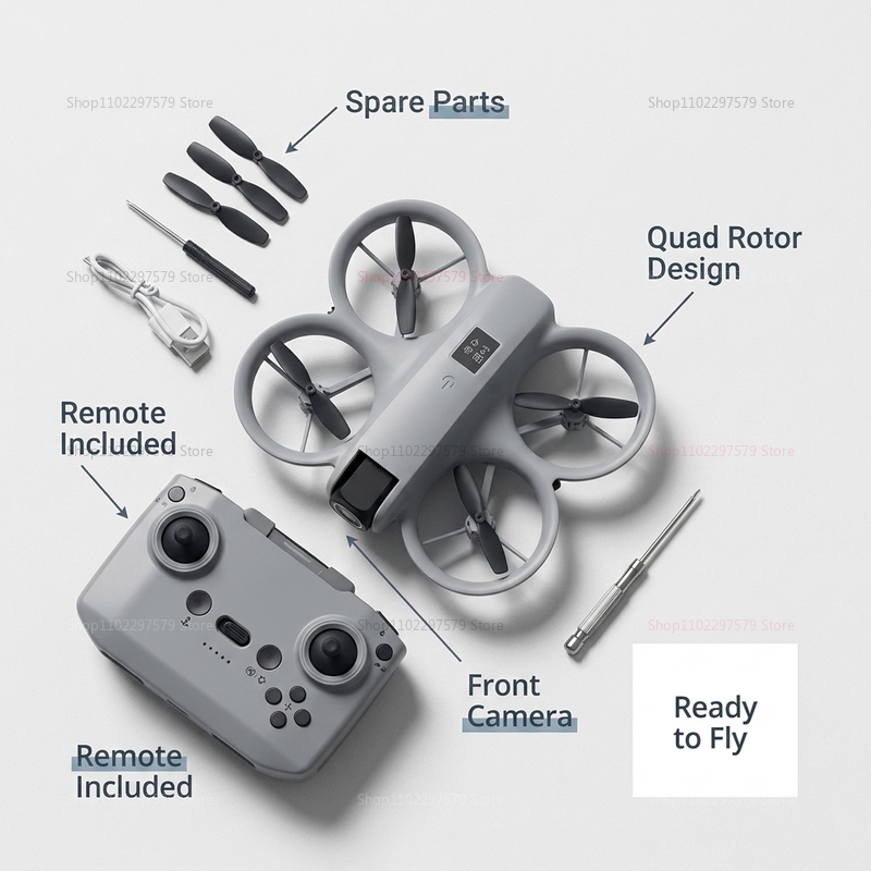 Mini Drone met 8K HD Camera FP - Top Rc Hobby Mini Xcub recensie en prijs