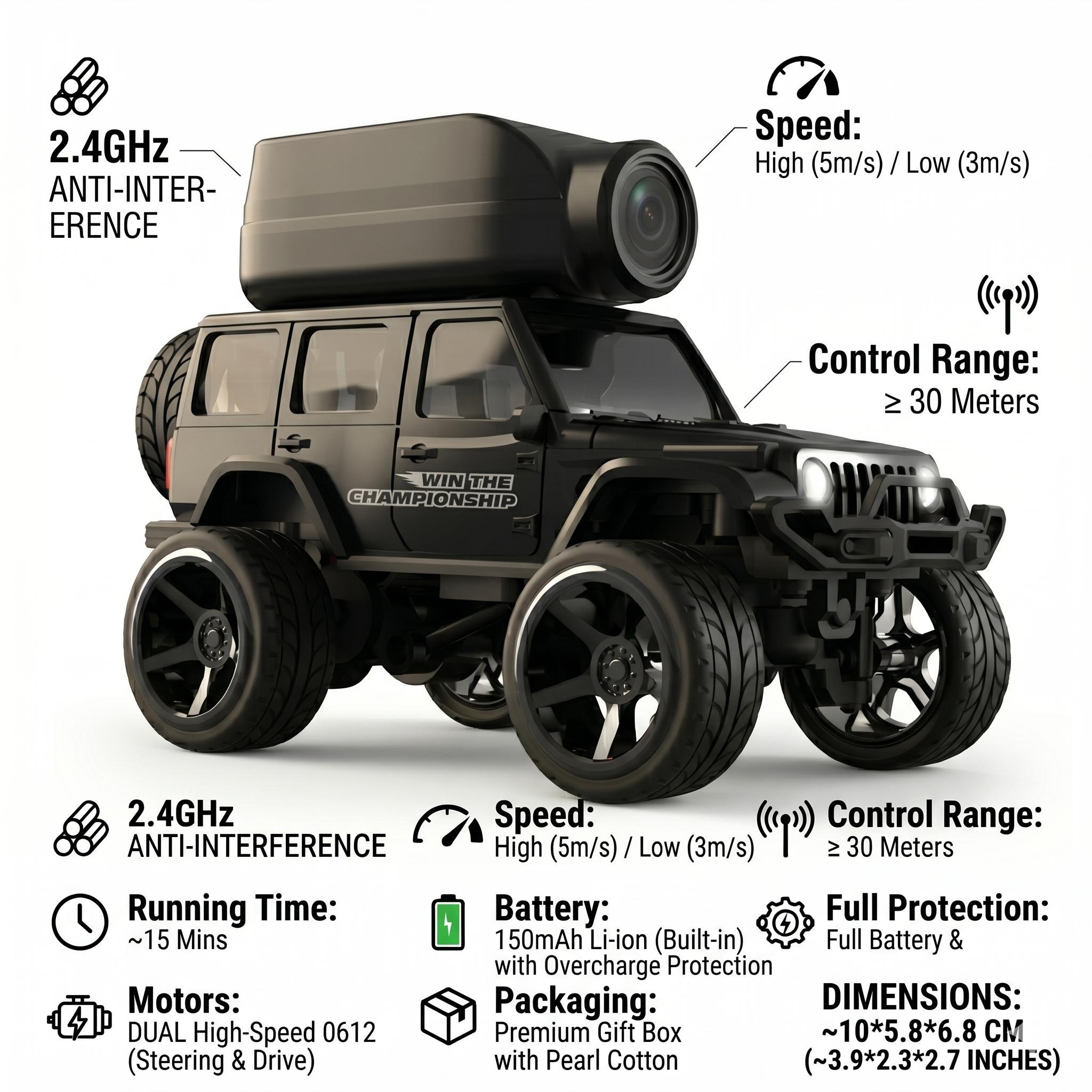 Alloy RC FPV Crawler Auto, 108 - Rc Hobby Tech recensie en prijs